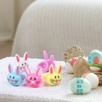 Uskršnji zečji prstenovi za djecu prerušiti prstenove nakit postavljene igračke za djevojčice za djevojčice Pretvaranje poklona