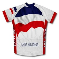 LOS ALTOS zastava za biciklizam kratkih rukava za žene - veličine l