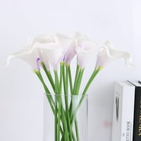 Leke Artificial Calla Lily Cvijeće vjenčani kućni kućni ljubimci na otvorenom više boja dekor