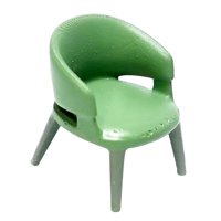Minijaturna ljestvica Scale Scale Model Resin Fino izrada Craft malene stolice za dekor lutkar Decor foto photo prop zeleno