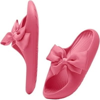 Slatke sandale papuče za žene, luk na otvorenom na otvorenom sandale platforme Masažnog tuša Kupatilo
