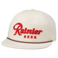 Rainier pivo logotip krema u boji podesivi šešir