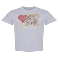 Željeni lav sa srčanim majicama Muškarci -Mage by Shutterstock, muško 3x-velika