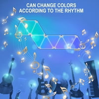 Postavljanje digitalnog ambijentalnog svjetla za spajanje Creative Music Mode Triangularna infracrvena
