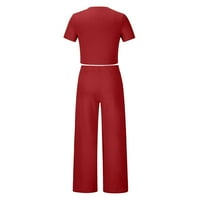 Bluze za žene Dressy Ležerne prilike za ženske sportove učvršćeni useljeni vrtovi labavi široki pantalone