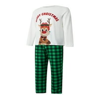 Porodica Porodica Božić Pidžama Set PJS Holiday Xmas Porodična Jammies Sleep Barent-Child PJS Outfits