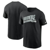 Muški Nike Black Las Vegas Raiders esencijalna majica BLITZ zaključavanja