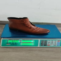 JUEBONG Boots ponude ženske leopard Print STANOS kožne čizme za gležnjeve Dressy Western Okrugli nožni