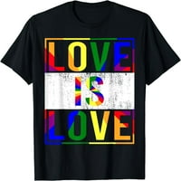 Žene vrhovi LGBT Love je ljubav gay majica poklon posada za majice za zabavu TEE