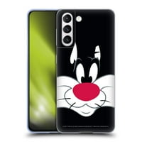 Dizajni za glavu službeno licencirani Looney Tunes puni lice Sylvester The Cat Soft Gel Case kompatibilan sa Samsung Galaxy S 5G