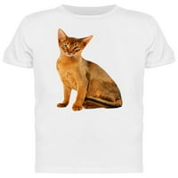 Mačka izolirana W Difling uši majica Muškarci -Mage by Shutterstock Men Majica, Muškarac Veliki
