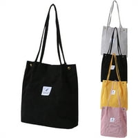 Ženske torbe za kolumiranje torbice torbi za višekratnu upotrebu za kupovinu uredske škole Travel-crna