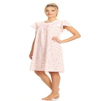 Ženska pidžama noćna haljina za spavanje noćne majice Pink XXXXL