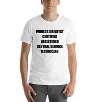 2xL svjetski najveći certificirani registrirani Centralni tehničar s kratkim rukavima majica s kratkim rukavima po nedefiniranim poklonima