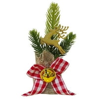 Božićno drvsko božićno opskrbljuje kreativni mini božićni ukras za ukrase poklona