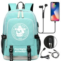 Bzdaisy multi-džepni ruksak s zaštitom od USB punjenja i laptop - pet noći u Freddy's Theme Unise za