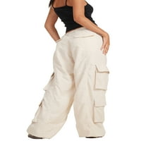 MA & Baby Women s malo struka baggy bagerske hlače indie nacrtavanje labavih džepora jogger pantalone