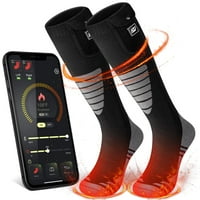 Grijane čarape za muškarce koje se mogu puniti 7,4v 19.24 Vh baterija električna stopala toplije s kontrolom