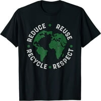 Učiteljske košuljene košulje Reciklira Vintage Recikliranje Zemljine majice