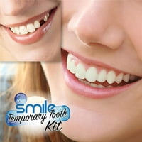 Instant osmijeh Ispunite svoj privremeni komplet za zamjenu zuba - zamijenite nedostajući zub u minutima