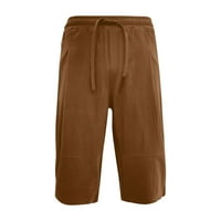 Muške kratke hlače Muška ljetna kratka hlače Ležerne i moderne boje Patchwork kratki pamuk i posteljina