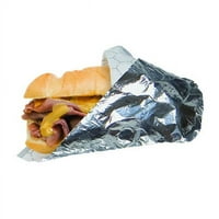 Bagcraft Papir CON FOIL sendvič za sendvič - srebro - 500ct