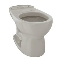 Eco Drake i Drake okrugla toalet Bowl, kost - C743E # 03