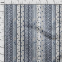 Onuone pamučna svila srednje plave tkanine Aaian Batik tkanina za šivanje tiskane ploče za obrtnog dvorišta