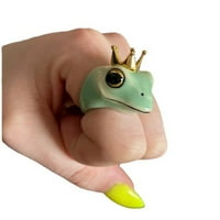 Amousa slatka-žaba stiling prstenje za zabavu ukras prstenovi pokloni za prijatelje