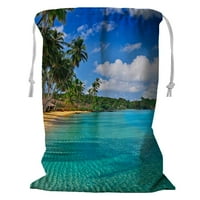 Paradise morska voda Ljetni hotel Kuća Tropska plaža Košarica za pranje rublja s veličinom izvlačenja