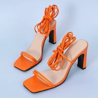 Kaicj ženske sandale Žene žene sandale luk potpora Flip Flops sa širokim remenom Comfort ortotic hoda u stilu casual papera zatvorene i vanjske cipele, narančaste