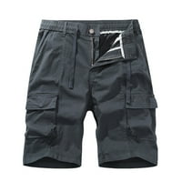 CLLIOS muške kratke hlače plus veličina Multi džepovi Hlače za borbene kratke hlače Ljetna radna odjeća