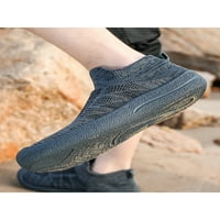 Colisha Mens Aqua Socks Prozračne tenisice pletene gornje vodene cipele Trekking Comfort Pješačke cipele