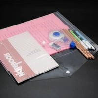 Premium omotnice za kovertu od plastike koverte za dokumente sa klipnim gumbom Clanic Clear Folder dokumente za veličinu