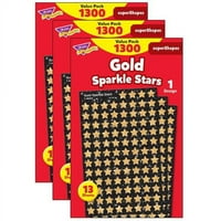 Trend Enterprises Gold Sparkle Stars Supershapes Vrijednost - po paketu