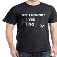 Cafepress - Jesam li pijan? Tamna majica - pamučna majica