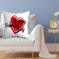 Valentines Jastuk za bacanje jastuk za jastuk meko baršunasti moderni dvostrani dizajni