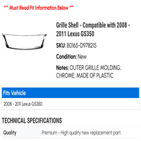 Grille Shell - kompatibilan sa - GS 2010