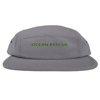 'Ocean Rescue' originalna kapa s 5 ploča - siva sa zelenim tiskom