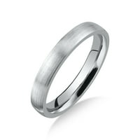 Vječna veza od nehrđajućeg čelika polirana udobnost FIT FIT FIT Wedding Ring