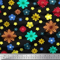 Soimoi pamučna voile tkanina šareno cvijeće klip umjetnosti tkanina tkanina od dvorišta široko