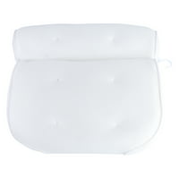 Rosarivae prozračan 3D mrežični jastuk za kupanje sa usisnim čašama i povratnim nosačem Spa jastuk za kućnu kuju