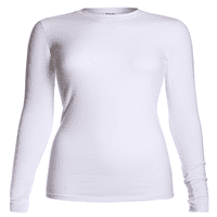 Minty Mint, ženski, medicinski piling košulje dugih rukava, bijeli, 2xl
