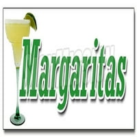 36 Margaritas naljepnica naljepnica zamrznuta piće ogromna za sretnu sat sangria