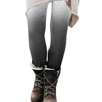 Elaililye modne tajice za žene ispisuje rastezmene salonske hlače visokog struka Udobne obrezivanje pantalone za slobodno vrijeme Sweatpants Yoga hlače pantalone