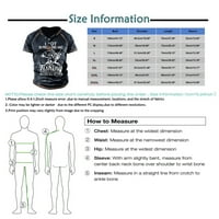 Muška teretna odjeća Muška majica Majice Grafički tekst Crni Vojni zeleni bazen Tamno siva 3D štamparija