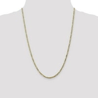 14K žuto zlato jastog kandža za zatvaranje stana figaro lančana ogrlica nakita pokloni za žene