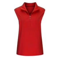 Dame Solid Color Modni bez rukava Casual Tenk top casual majica za žene