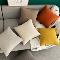 Bcloud modernog stila finog pletenog jastučnice rastezljivi nevidljivi zipper flanel jastuk za dom