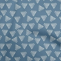 Onuone svilena tabbby teal plava tkanina azijska blok haljina materijala materijala tiskana tkanina od dvorišta širokog zs